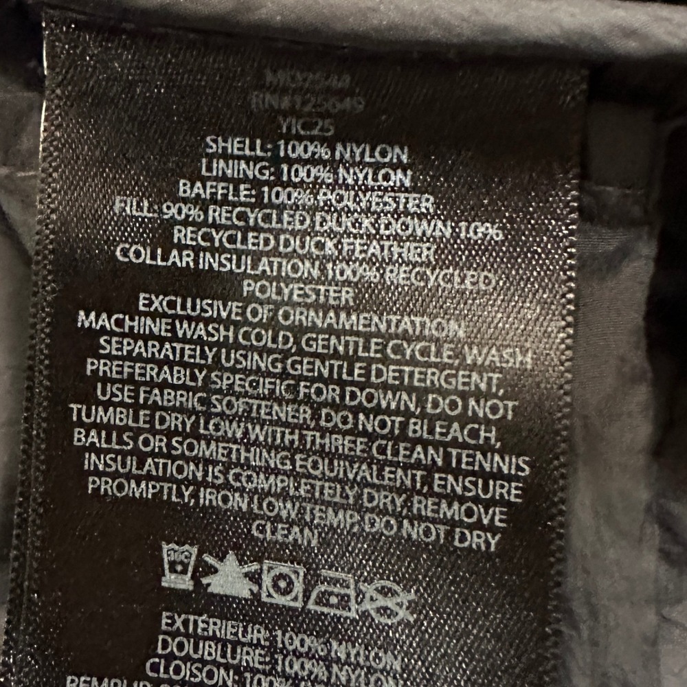 Aether Prospect Packable Down Jacket Mens Medium‎ Gray Puffer - Picture 9 of 9